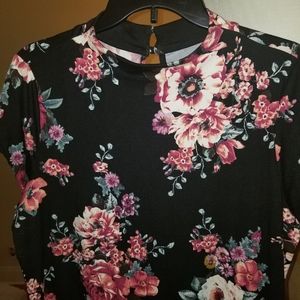 Floral print dress